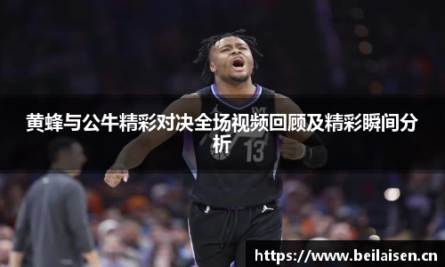 黄蜂与公牛精彩对决全场视频回顾及精彩瞬间分析